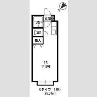 ル・ノール白石駅前Ⅰ【1階】の間取り