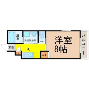 シュロス上飯田【1階】の間取り