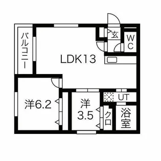 precious kita24【3階】の間取り