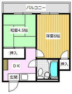 フラットピア88【217号室】の間取り