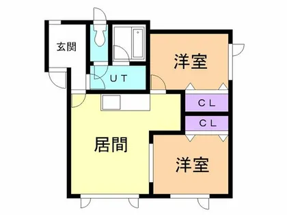 ハイム・ルキ【201号室】の間取り