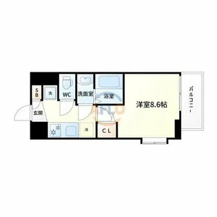 スプランディッドⅦ【4階】の間取り