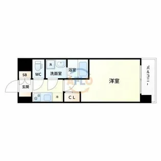 スプランディッドI【8階】の間取り