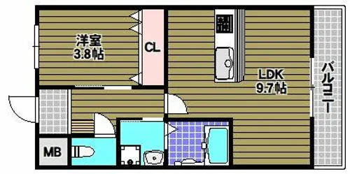 エムエムケーⅡ【2階】の間取り
