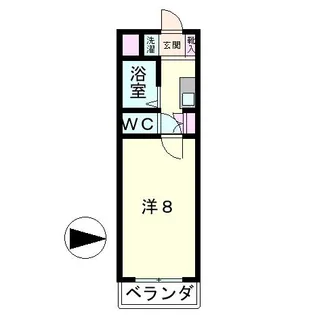 若草フェニックスマンション【1階】の間取り