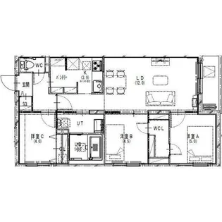 北海道札幌市西区発寒九条11丁目【マンション】の間取り