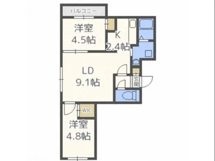 ダイナスティアVI【4階】の間取り