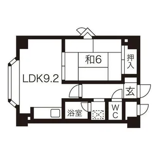 ダイアパレス北34条【4階】の間取り