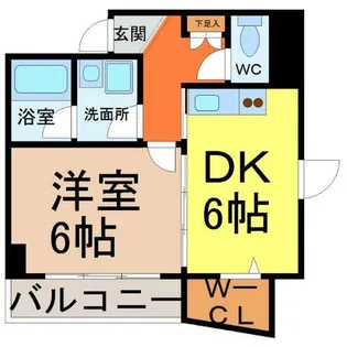 キャナルコート【3階】の間取り