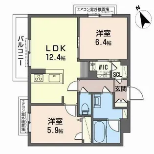 シャーメゾン セレナ ヴィラ【0303号室】の間取り