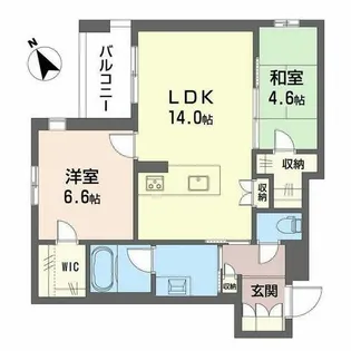 シャーメゾングランデ【2階】の間取り