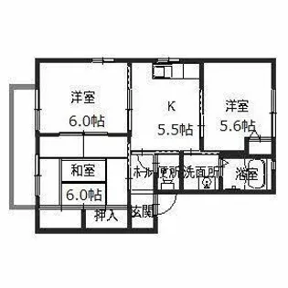 シャーメゾン打田【0205号室】の間取り