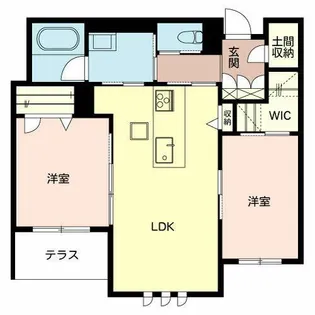 Villa 葉山【0107号室】の間取り