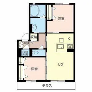 メゾン エスポワール【0103号室】の間取り