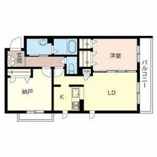 Vent Vert MINASE【0202号室】の間取り