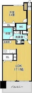 リコットタワー岡崎康生【13階】の間取り