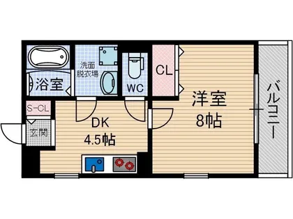 レジデンス千里丘【2階】の間取り