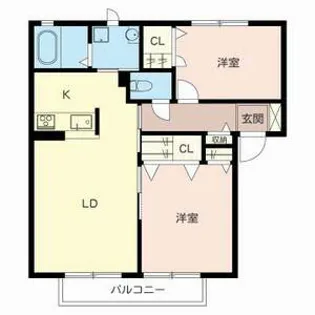 Maison de Amy【0202号室】の間取り