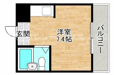 メルヘン新今里【2階】の間取り