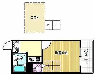 サニーコート松原【2階】の間取り