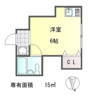 アンクルアベニュー【1階】の間取り