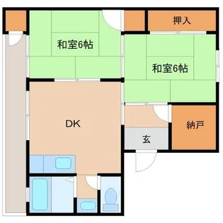 メゾン武庫川【4階】の間取り