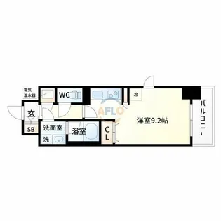 グレンパーク新大阪Ⅱ【2階】の間取り