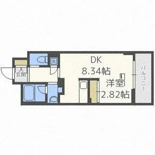 レジデンシャルヒルズヴィラスタイル【7階】の間取り