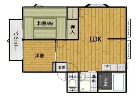 Sun Life中村(サンライフ中村)【1階】の間取り