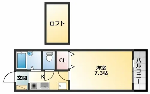 ラ・カサ・フェリス【3階】の間取り