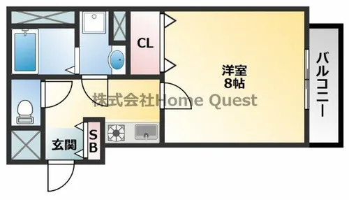 朝風マンション2番館【304号室】の間取り