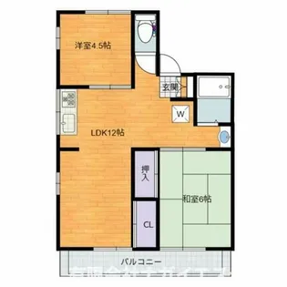 ロイヤルマンション【102号室】の間取り