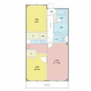 グレース・プラネット【101号室】の間取り