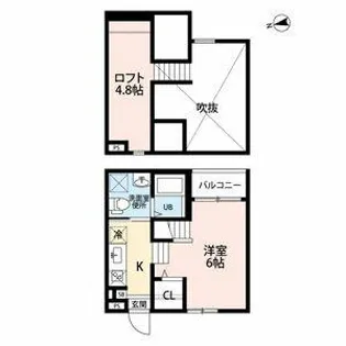 Luana(ルアナ)【101号室】の間取り