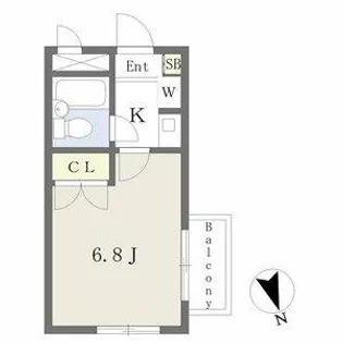 E-STORY新守山第2【405号室】の間取り