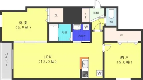 北海道札幌市中央区南十一条西18丁目【マンション】の間取り