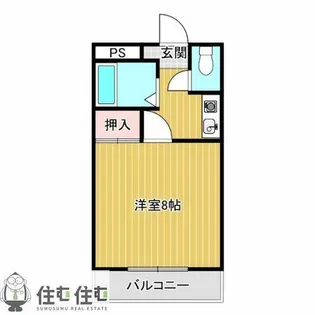 エトワール栄【1階】の間取り