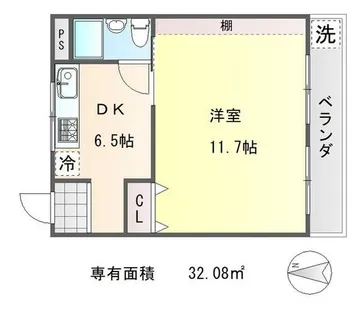 インペリアル岡崎【4階】の間取り