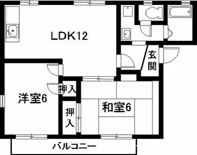 ドミールN1【2階】の間取り