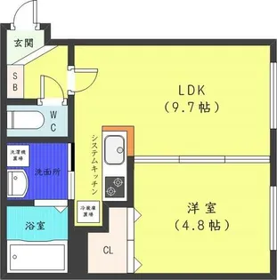 北海道札幌市中央区南十一条西18丁目【マンション】の間取り