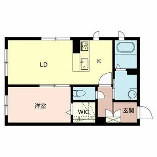Casa Felice 南桜塚【1階】の間取り