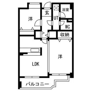 ドール辻井【1階】の間取り