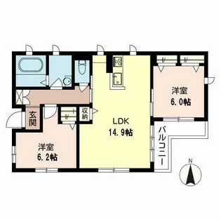 刀珠堂【2階】の間取り