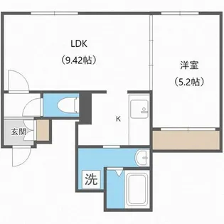 アイアール円山3【2階】の間取り