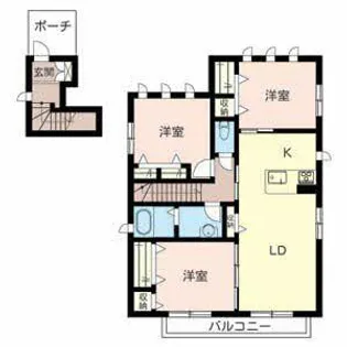 シャーメゾンF【0201号室】の間取り