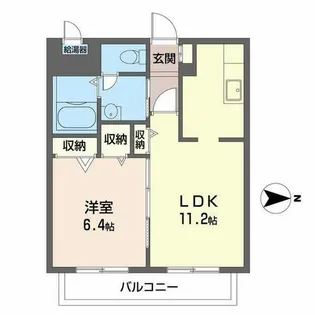 プラン・ラノII【1階】の間取り