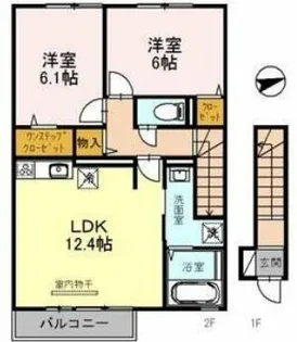 グランヴィラサン【2階】の間取り