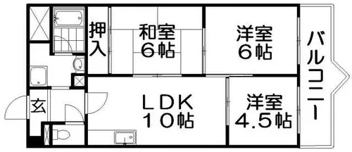 SUNミネマツ【8階】の間取り