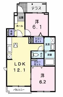 Bell Tree【1階】の間取り