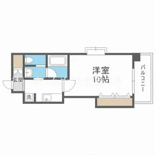 S-FORT江坂公園【9階】の間取り
